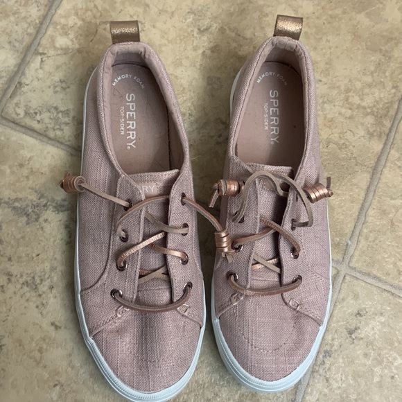 Sperry Crest Vibe Rose Gold sneakers ✨MAKE OFFER✨ - Picture 2 of 4
